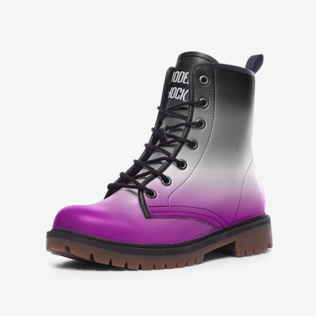 Asexual Pride Boots