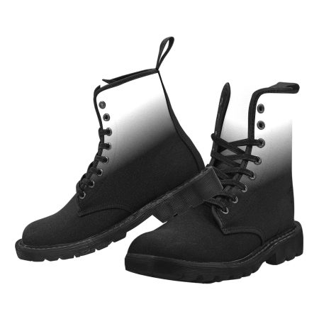 Black White Ombre Women's Boots