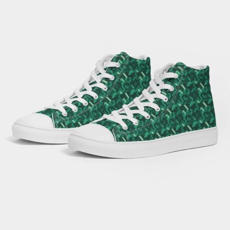 Emerald Green Women High Top Shoes