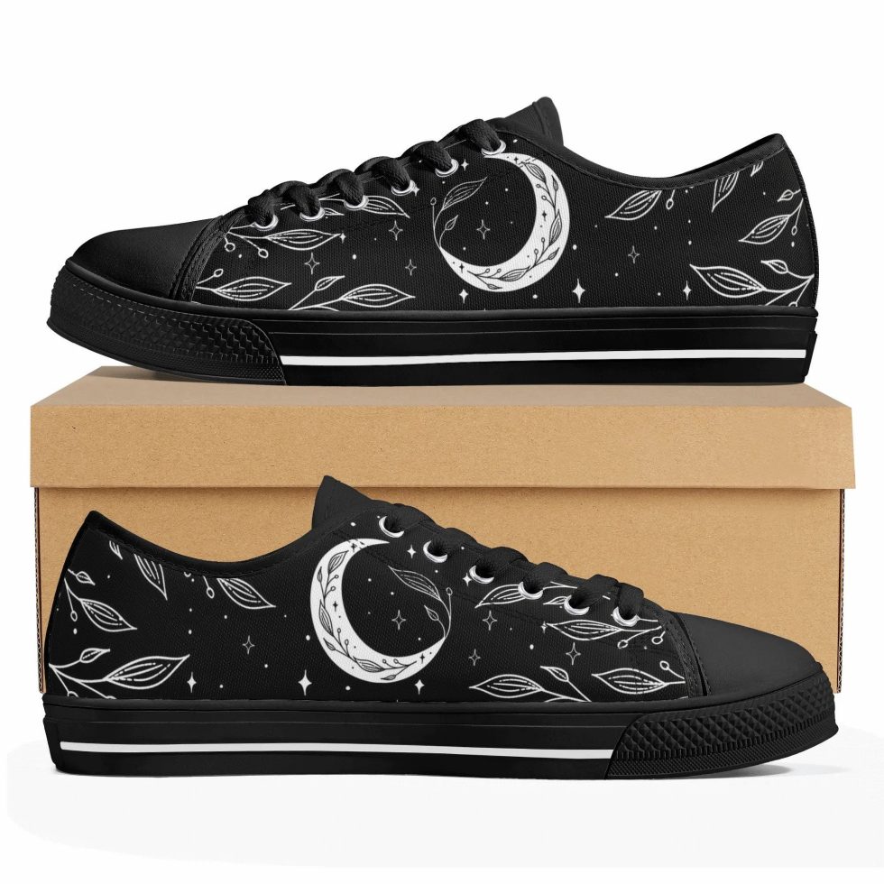 Moon Leaf Shoes Black