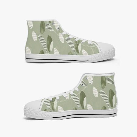 Sage Green High Top Shoes Sneakers