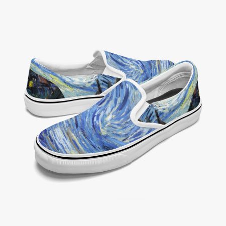 Starry Night Aop Slip-on Shoes