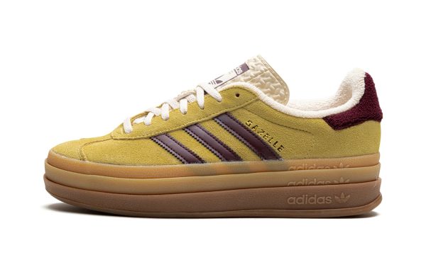 Adidas Gazelle Bold Platform Wmns "yellow Burgundy"