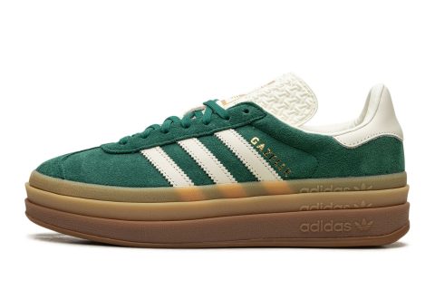 Adidas Gazelle Bold Wmns "green / White / Gold"