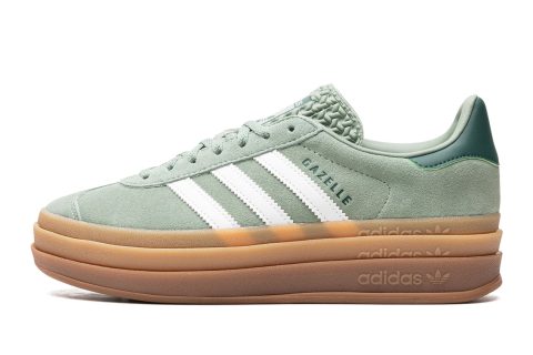 Adidas Gazelle Bold Wmns "silver Green Gum"