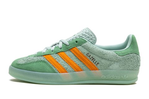 Gazelle Indoor Wmns "hazy Green Crew Yellow"