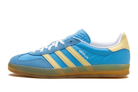 Adidas Gazelle Indoor Wmns "semi Blue Burst Almost Yellow"