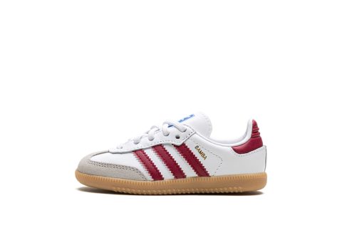 Adidas Kids Samba Og El I "burgundy Gum"