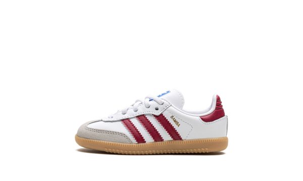 Adidas Kids Samba Og El I "burgundy Gum"