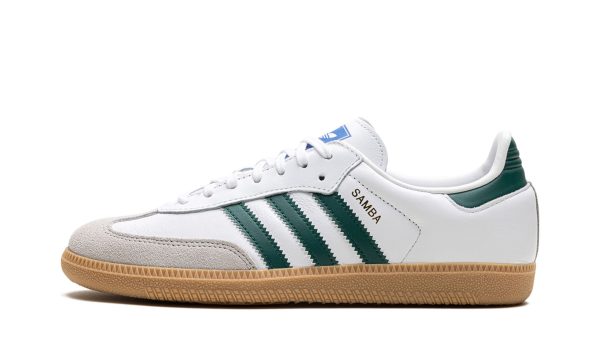 Adidas Samba Og Gs "white Collegiate Green Gum"