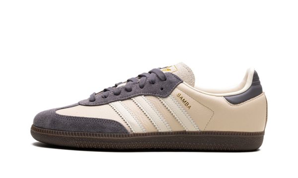 Adidas Samba Og Wmns "crystal Sand Charcoal"