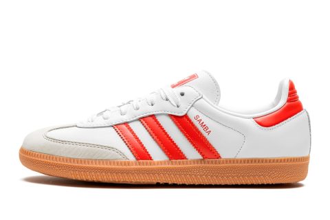 Adidas Samba Og Wmns "white Solar Red"