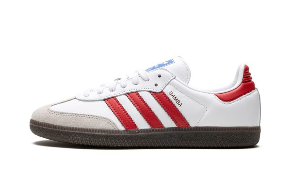 Adidas Samba Og "white / Better Scarlet"