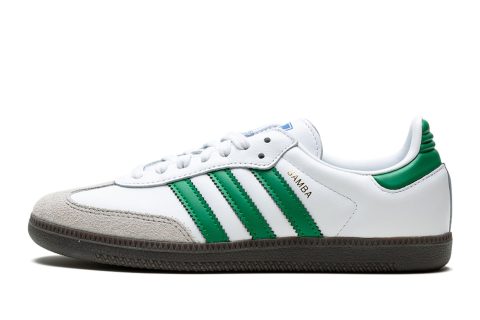 Adidas Samba Og "white / Green"