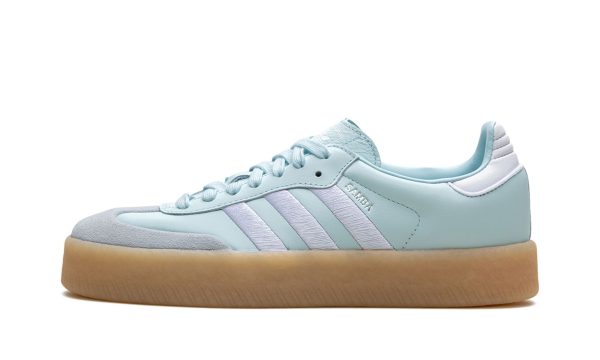 Adidas Sambae Wmns "almost Blue Silver Metallic Gum"