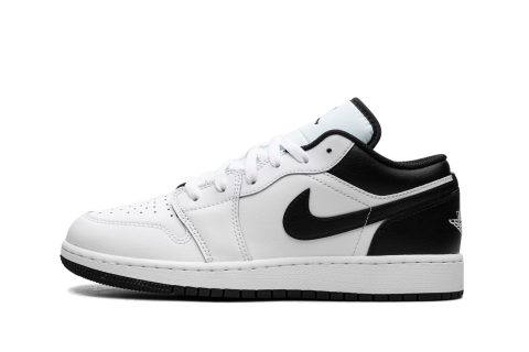 Air Jordan 1 Low Gs "white Black"