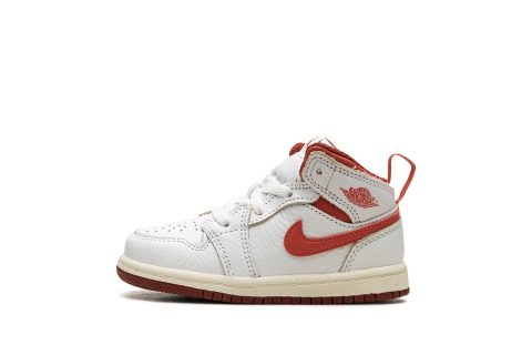 Air Jordan 1 Mid Se Td "white Dune Red"