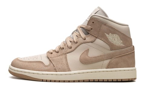 Air Jordan 1 Mid Se Wmns "legend Light Brown"