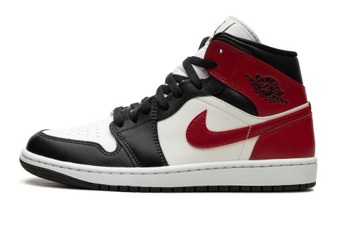 Air Jordan 1 Mid Wmns "black Toe"