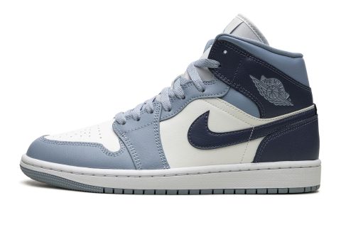 Air Jordan 1 Mid Wmns "two-tone Blue"