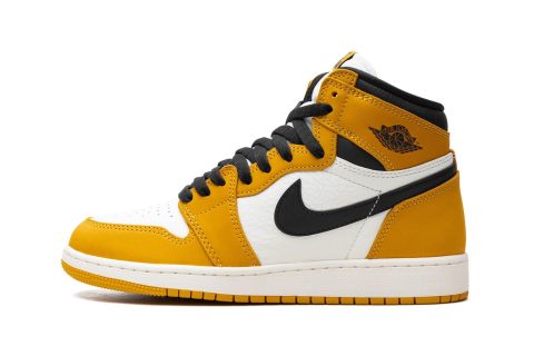 Air Jordan 1 Retro High Og Gs "yellow Ochre / Black"