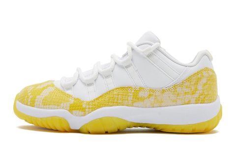 Air Jordan 11 Lo Mns Wmns "yellow Snakeskin"