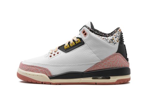 Air Jordan 3 Gs "white/red Stardust"