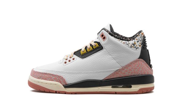 Air Jordan 3 Gs "white/red Stardust"