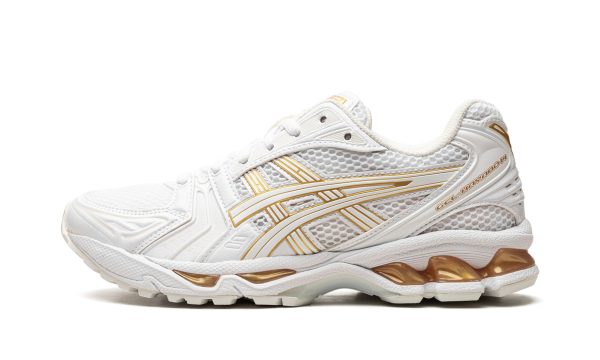 Gel Kayano 14 Wmns "white / Gold"