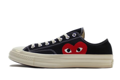 Comme Des Garçons Play X Converse Chuck 70 Ox "comme Des Garçons Play / Half Heart Black"