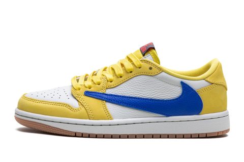 Jordan 1 Retro Low Og Wmns "travis Scott - Canary"