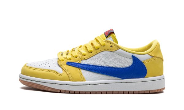 Jordan 1 Retro Low Og Wmns "travis Scott - Canary"