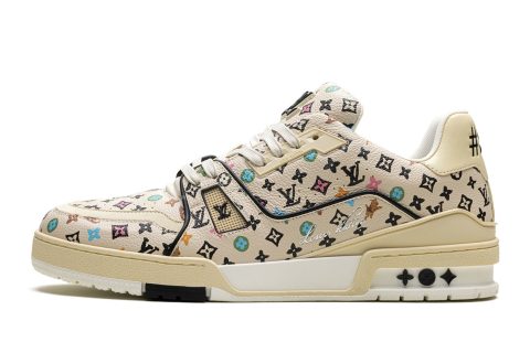 Louis Vuitton Pre-owned Lv Trainer X Tyler The Creator "beige / Multicolor"