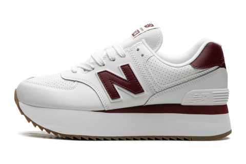 574+ Wmns "white Burgundy"