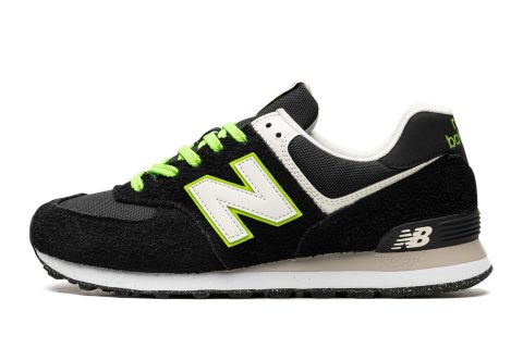 New Balance New Balance 574 "black White Green"