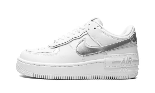 Nike Af1 Shado Mns Wmns "white Metallic Silver"