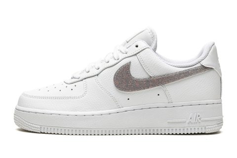 Nike Air Force 1 '07 Ess Wmns "glitter Swoosh - Canyon Purple"