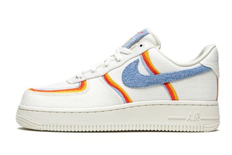 Nike Air Force 1 '07 Lv8 Mns Wmns "denim Swoosh"