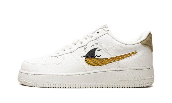 Nike Air Force 1 '07 Lv8 Nn "sun Club" Sail / Sanded Gold-black