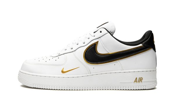 Nike Air Force 1 '07 Lv8 "double Swoosh - White / Black / Gold"