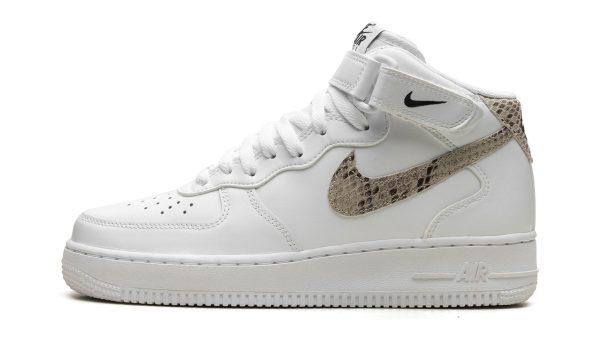 Nike Air Force 1 '07 Mid Wmns "white Snake Swoosh"