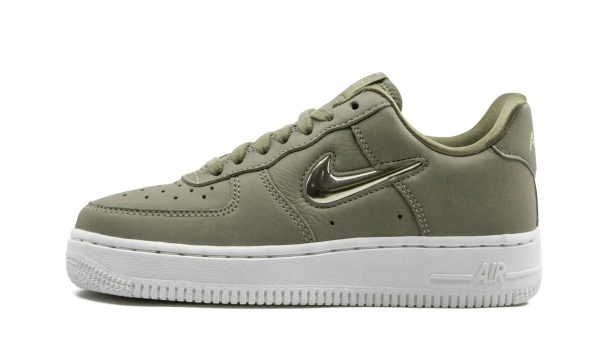 Air Force 1 07 Premium Lx Mns Wmns "premium Leather Jewel Swoosh - Olive"