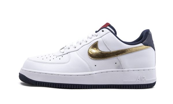 Nike Air Force 1 '07 White / Metallic Gold-obsidian