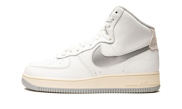 Nike Air Force 1 High Sculpt Mns Wmns "white / Silver"