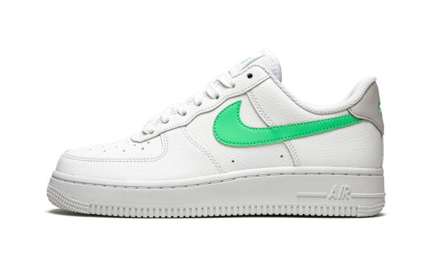 Nike Air Force 1 Lo '07 Mns Wmns "white / Green Glow"