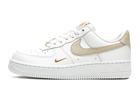 Nike Air Force 1 Lo Essential Mns Wmns "toe Swoosh - White / Rattan"