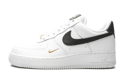 Nike Air Force 1 Lo Essential Mns Wmns "white / Black / Gold"