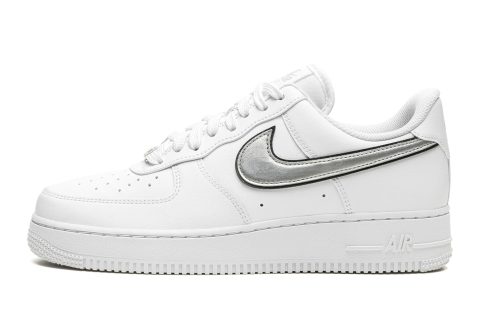 Nike Air Force 1 Lo Mns Wmns "white / Metallic Silver"