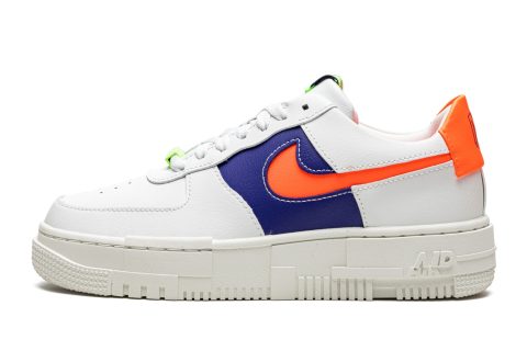 Nike Air Force 1 Lo Pixel Mns Wmns "white Concord Crimson"