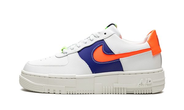 Nike Air Force 1 Lo Pixel Mns Wmns "white Concord Crimson"